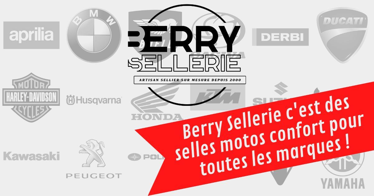 BERRY SELLERIE: DES SELLES SUR-MESURE POUR TOUTES LES MARQUES DE MOTOS