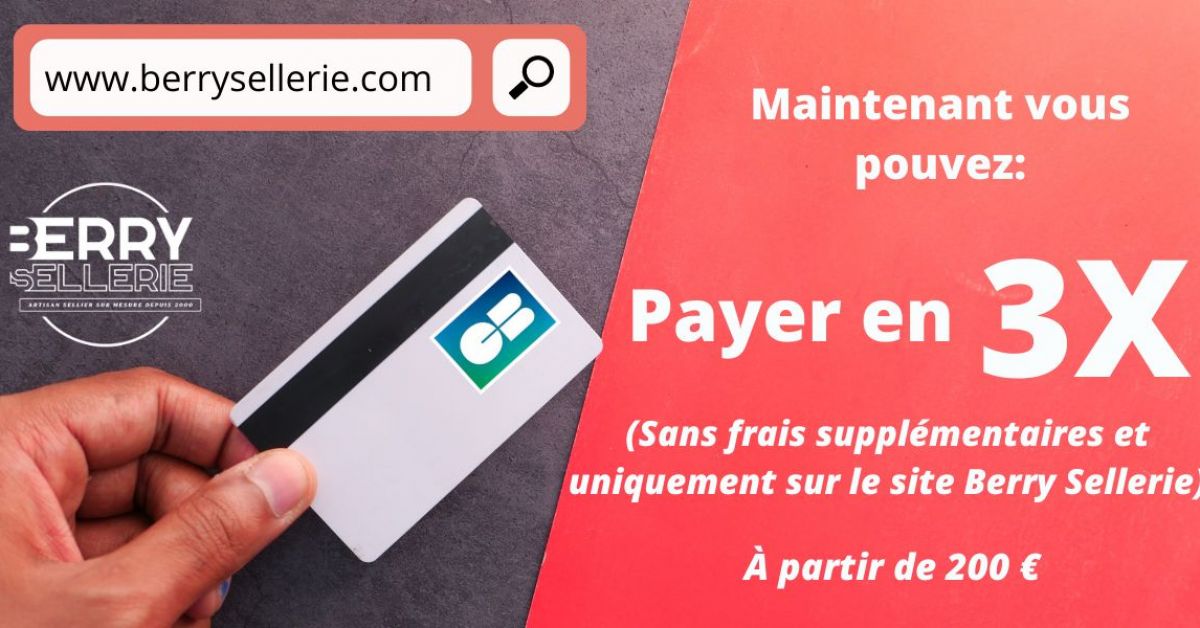 Paiement par carte en 3X