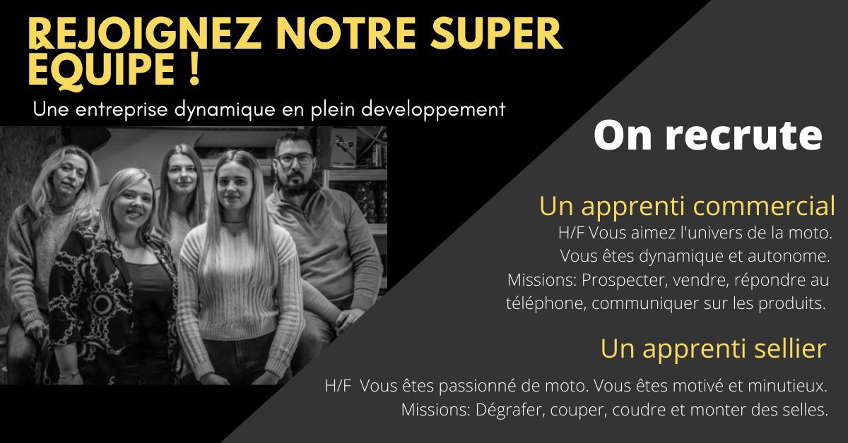 RECRUTEMENT DANS UNE ENTREPRISE EN PLEIN DEVELOPPEMENT