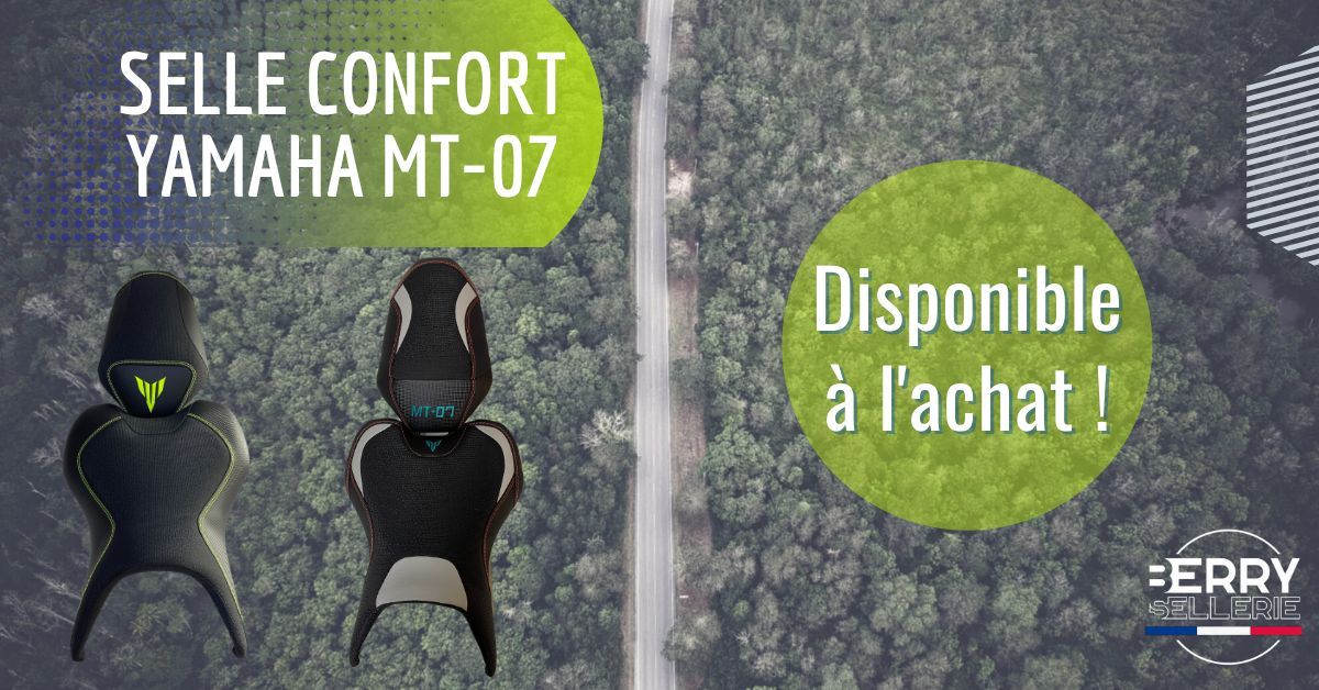 Yamaha MT-07 comfort saddle