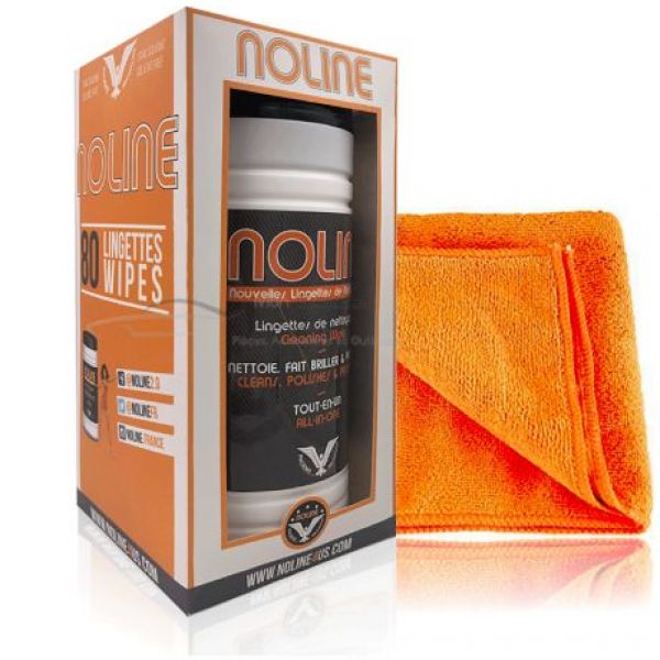 KIT NOLINE 80 WIPES + MICROFIBER 